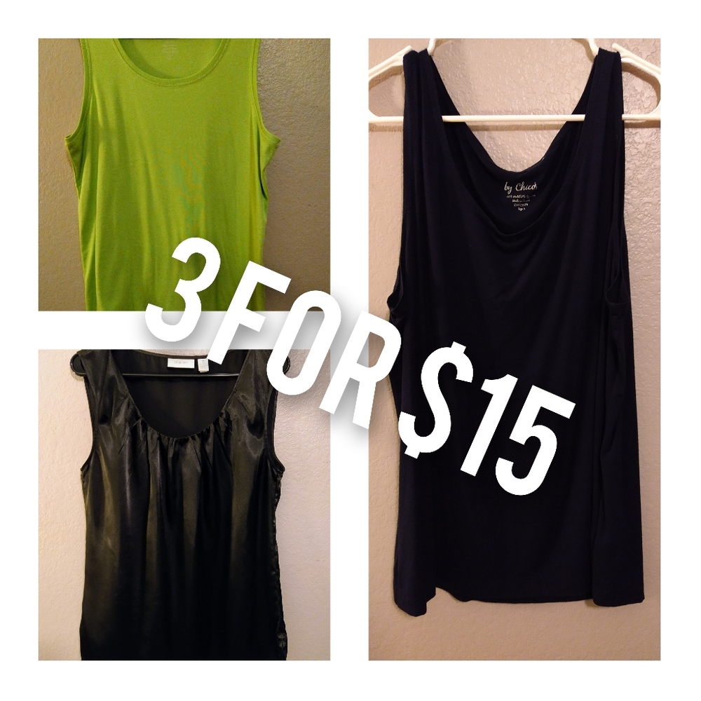 3 Women's Chico tanks